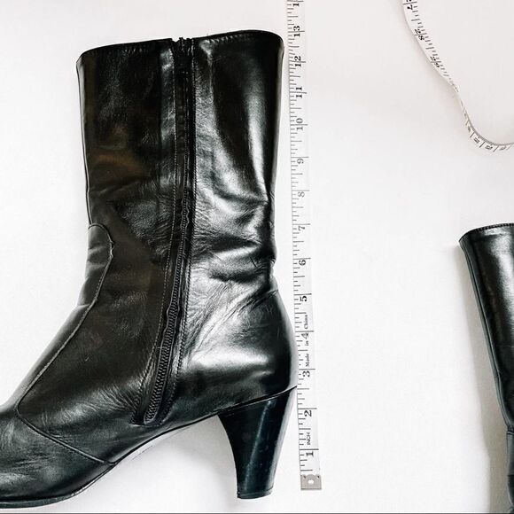 Robert Clergerie Pointed Toe Heeled Boots - Picture 8 of 11